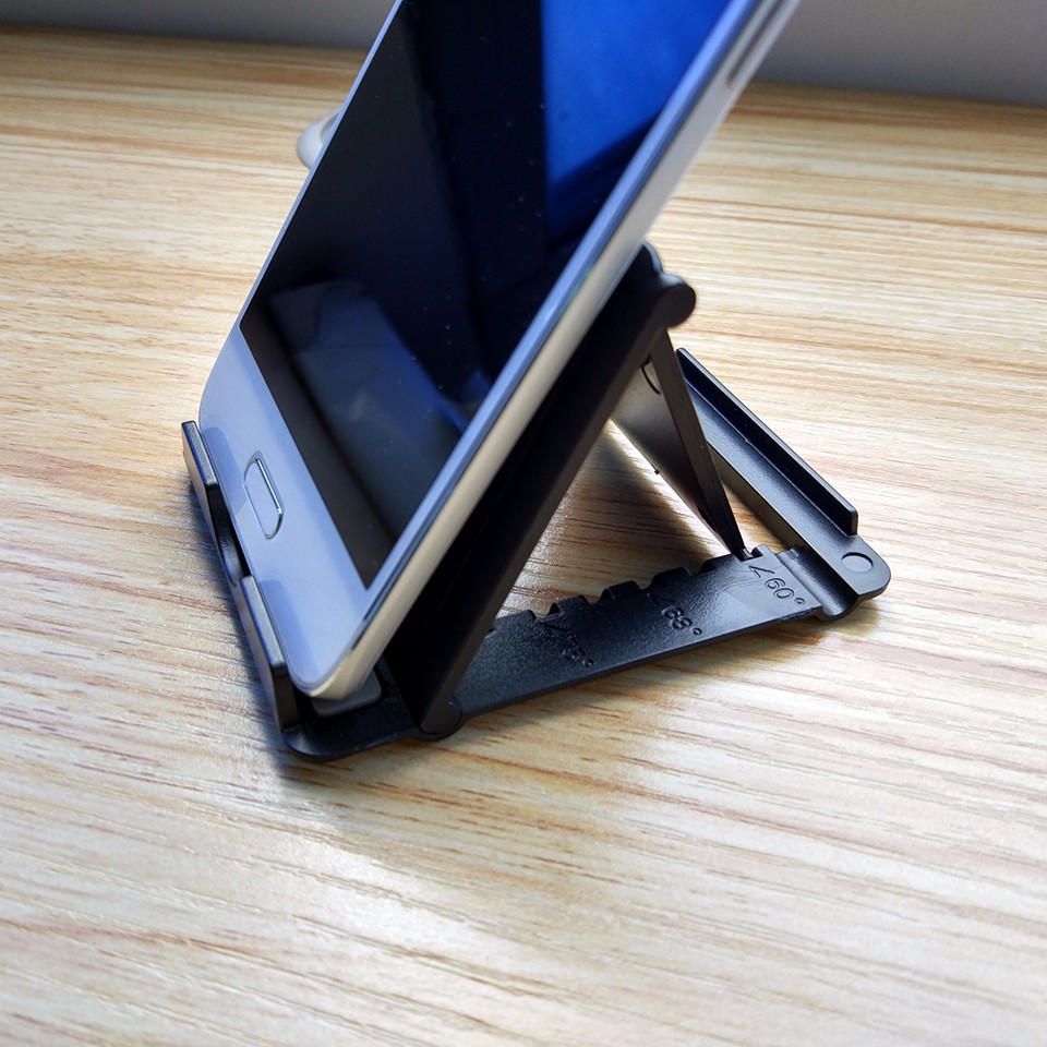 Cell Phone Stand for Desk, Mobile Stand Portable Foldable Desktop Cell Phone Holder Adjustable Universal Multi-Angle