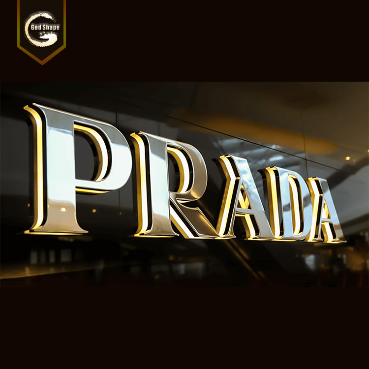 Epoxy resin led letters acrylic display  business sign  led sign board