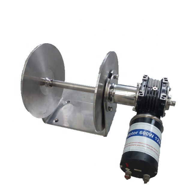 12V 1000W high speed sailing boat free fall  Anchor  Drum Winch JVW-012F