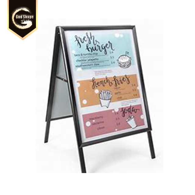 Factory Price High Quality Custom Made Stainless Steel Advertising Poster Frame Sign