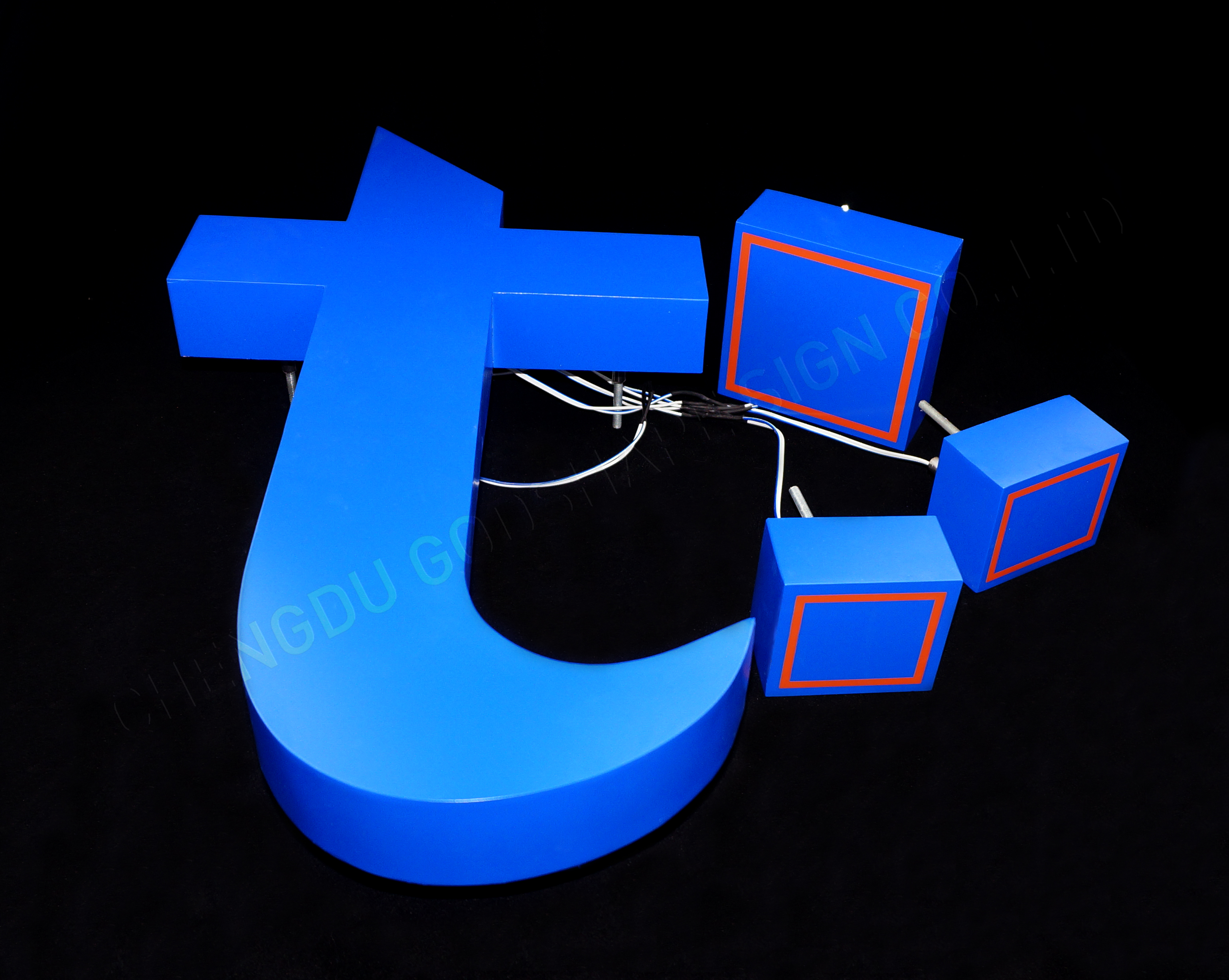 Wholesale Waterproof Brushed Polished Outdoor Backlit Letter Sign Board  Decorative Led Alphabet Letter