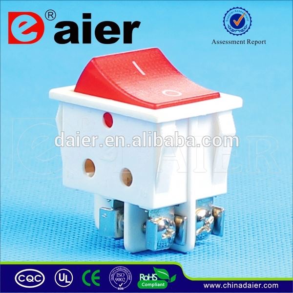 Screw Terminal KCD2 16A Rocker Switch 250V T125