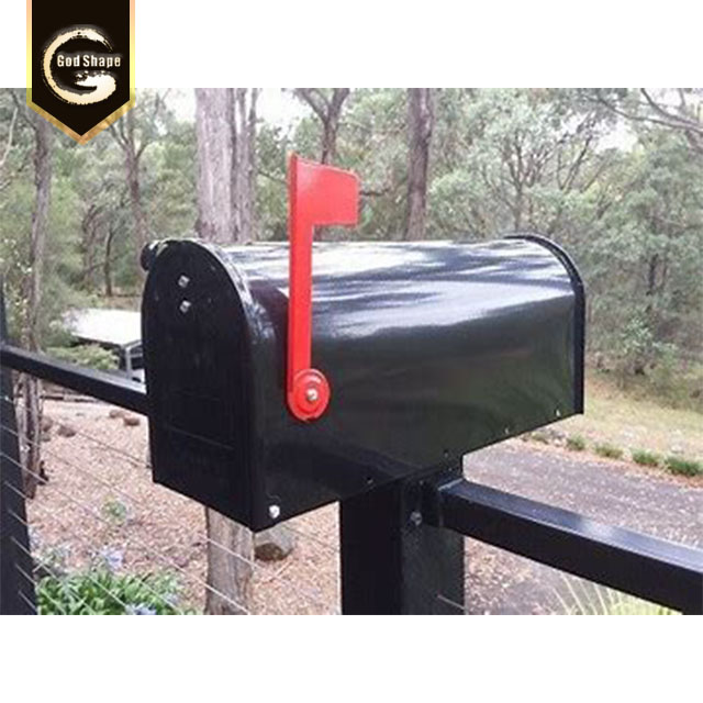 Garden Anti Theft Free Standing  Metal Stainless Steel Waterproof Letterbox Paper Post Mailbox Lock