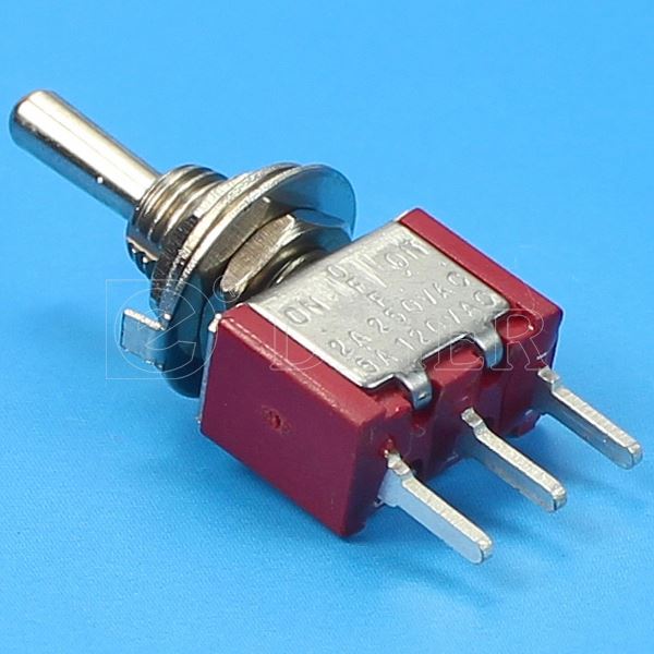 MTS-103-A2 ON-OFF-ON PC Terminal 3A 125VAC guitar toggle switch