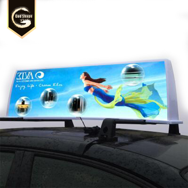 Advertising High Quality Taxi Roof Led Light Box Waterproof Factory Led Light Box Signage