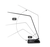 2018 LED Qi wireless charger desk lamp with USB charging port for mobile phone, touch control eye-caring table lamps