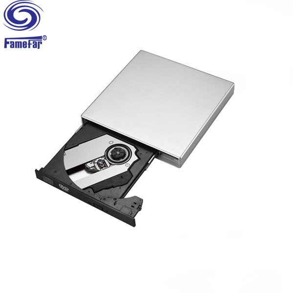 Factory Selling External USB rewritable dvd drive RW CD Writer Slim Optical