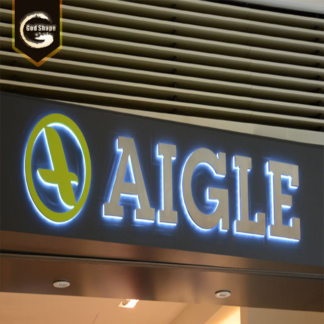 Waterproof Black lit Led 3D Channel Letter Pizza Cafe Shopfront Light Wall Illuminated Logo Shop Sign