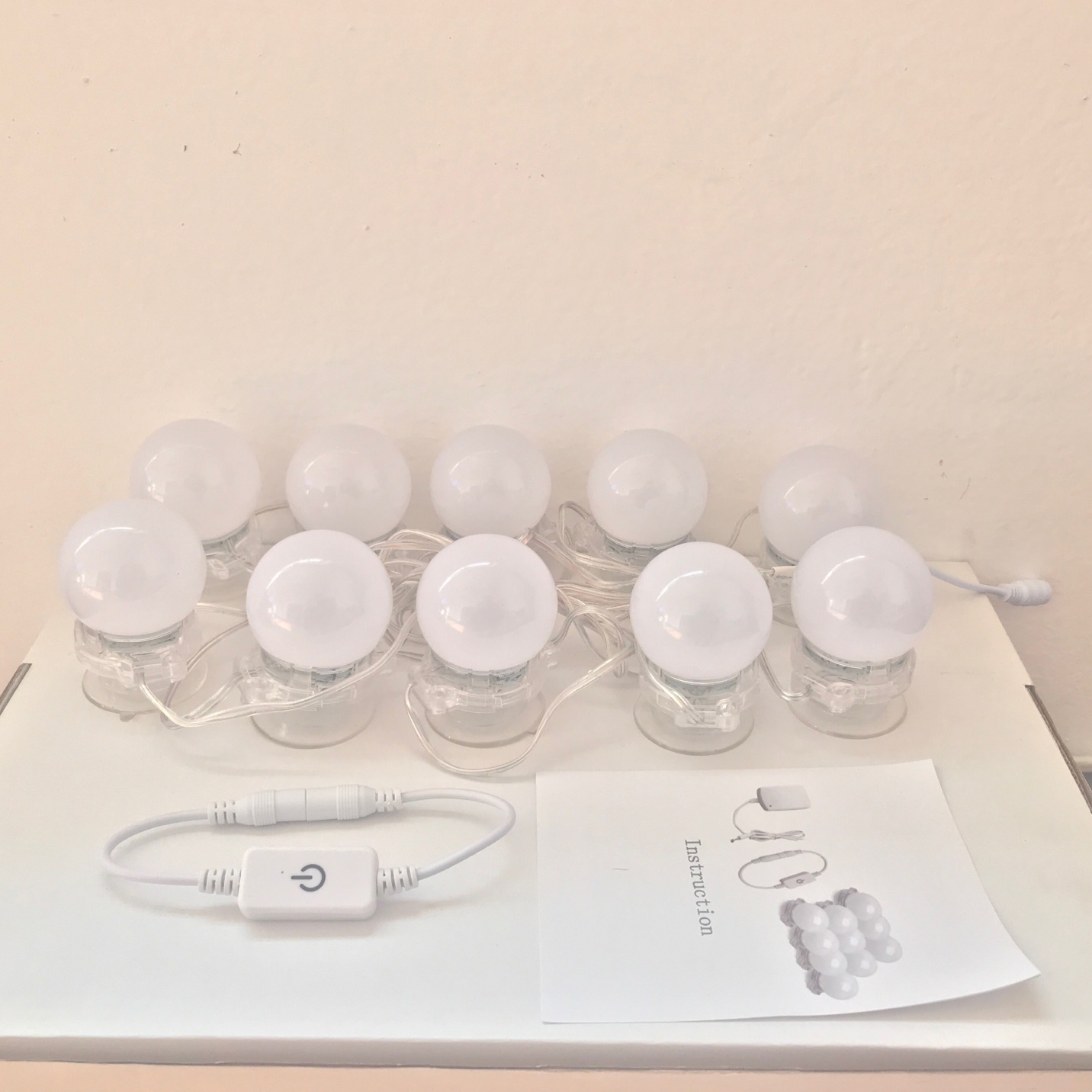 Touch dimmable LED mirror light bathroom vanity light LED vanity mirror lights kit