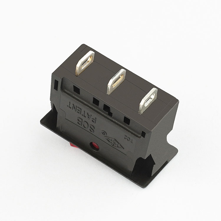 Factory Wholesale led 3 pin 15A AC 120V 220V on off overload protection circuit breaker switch