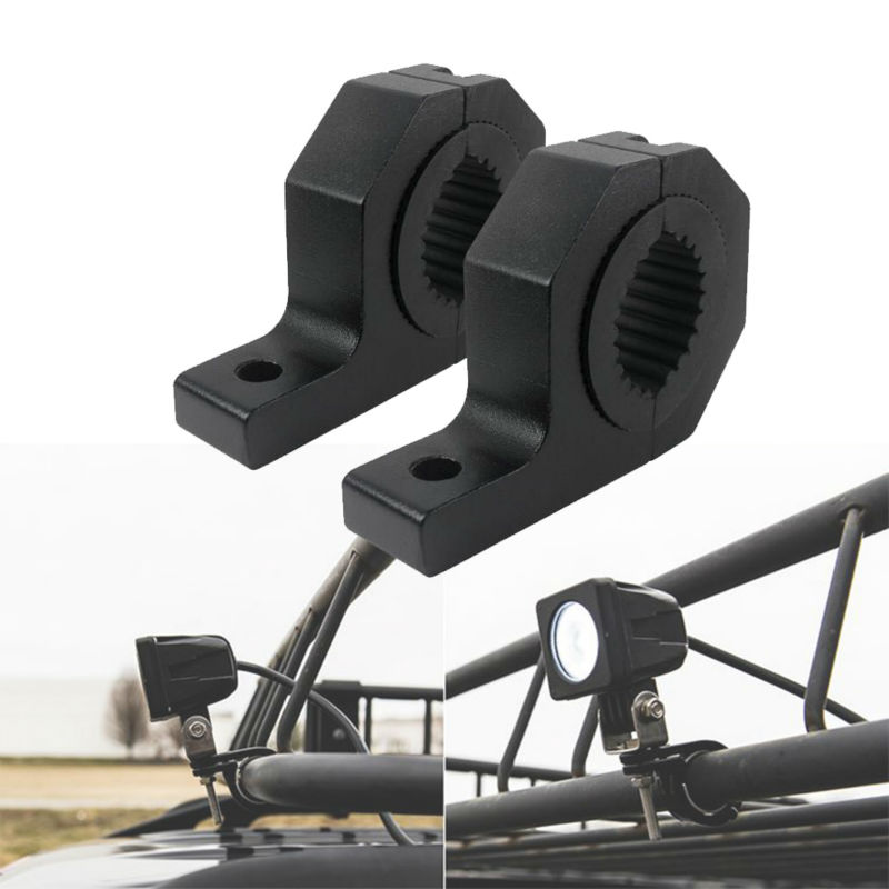 2pcs  2X 25MM-30MM MOUNT BRACKET TUBE CLAMPS FOR LED LIGHT BAR OFF ROAD