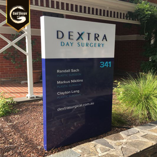 Advertising Waterproof  High Quality Free Standing School Real Estate Park Scenic Signage Pylon Sign