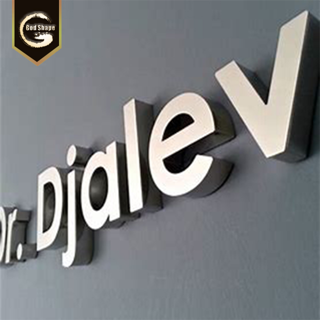 Stainless Steel Letters 3D Letter Signs Advertising Metal Sign Channel Letter
