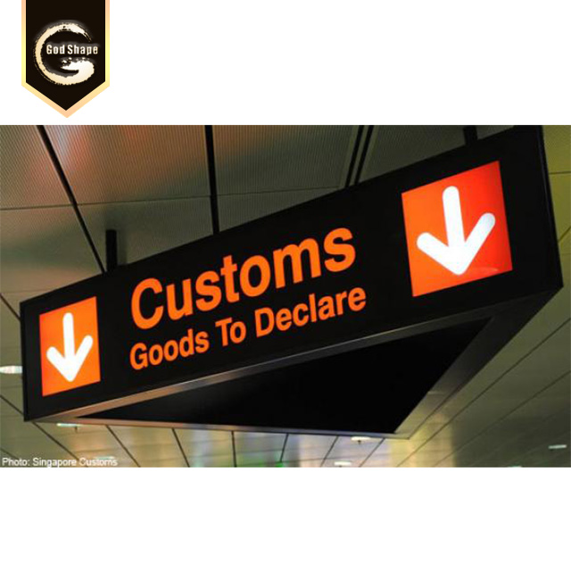 Metro Subway Station Light box Factory Wall Mounted Square led Light Box Sign