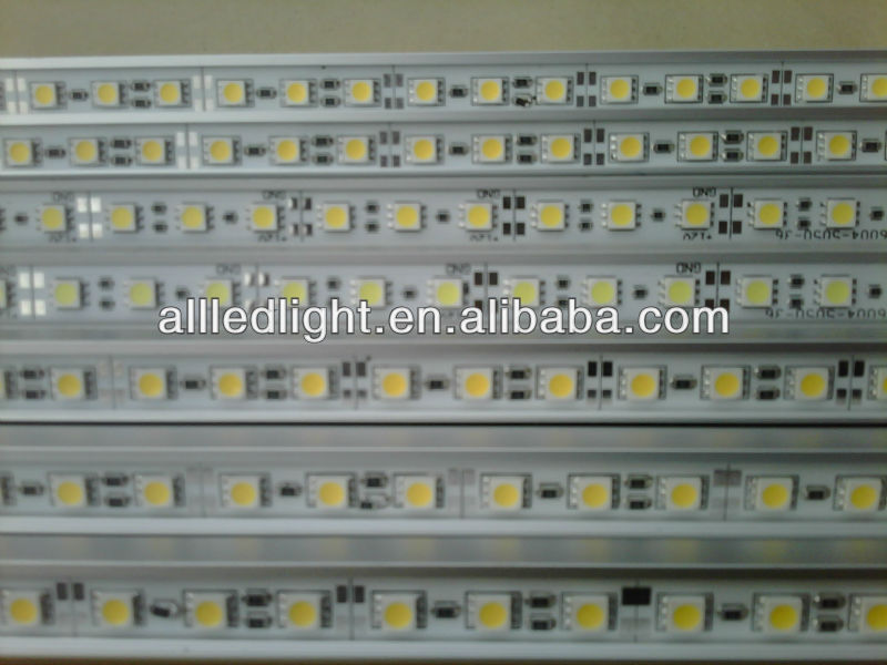 Shenzhen LED 5050SMD Rigid Bar U type Aluminum Alloy Slot ,led projector