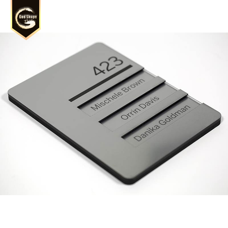 Custom Changeable Portable Hanging  Window Signs with Room Name or Number