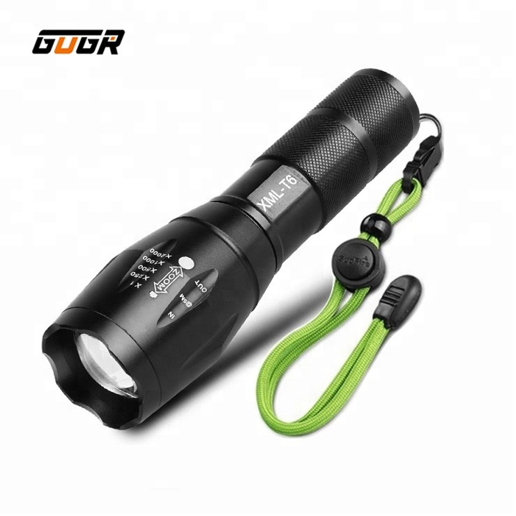 1000 High Lumens Super Bright LED Torch G700 Police Waterproof Mini Ultrafire Rechargeable T6 Tactical Flashlight
