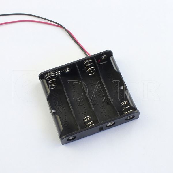 4 aa 4x1.5v battery holder