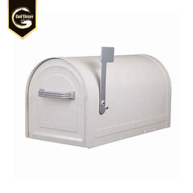 Garden Stainless Waterproof Steel Metal  Free Standing  Anti Theft Letterbox Paper Post Mailbox Lock