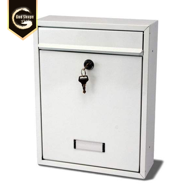 Stainless Steel Paper Metal Case Letters Box Home Mailbox