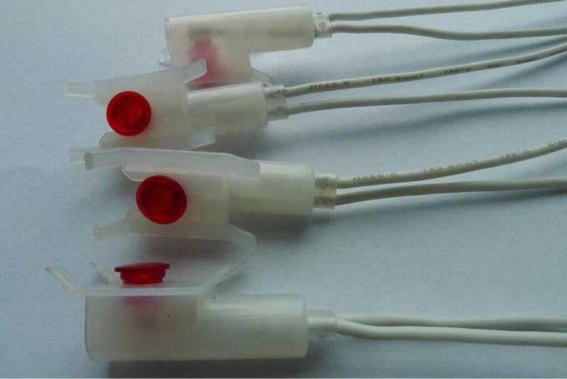 220V Red Wired Terminal Oven Indicator Light