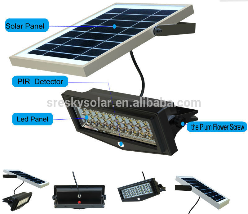 Outdoor Exterior Up And Down IP65 CE ROHS Solar Led Lights