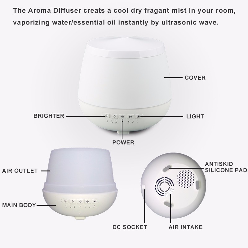 2017 New Products Wholesale ultrasonic Essential Oil humidifier