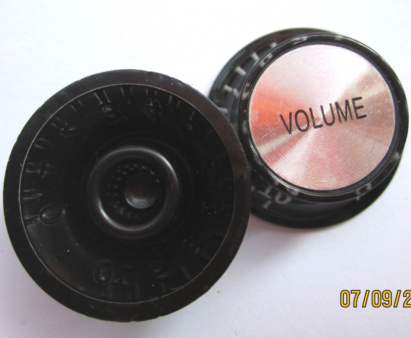 Guitar Tone Knobs Volume Knob Top Hat Guitar Replacement Accessory Skirted Knob