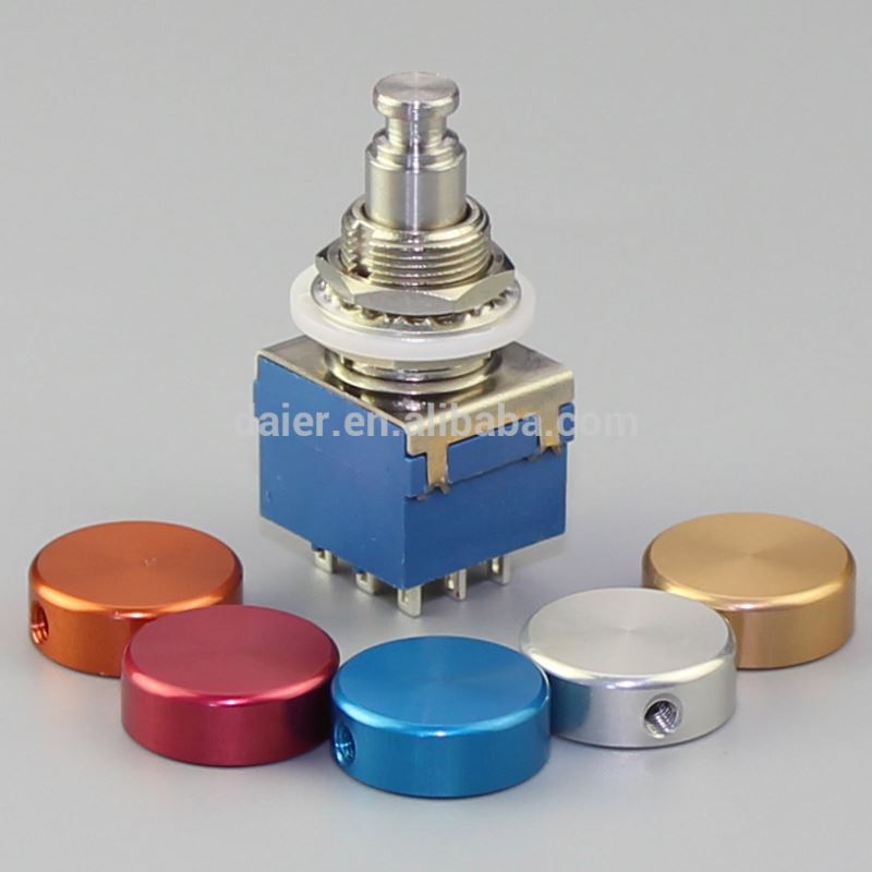 3DPT Colorful Knob Push Button Foot Pedal Switch