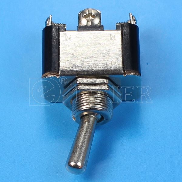 KN3A-102 15A 12MM 3 Pin Two Position ON ON Toggle Switch Single Pole