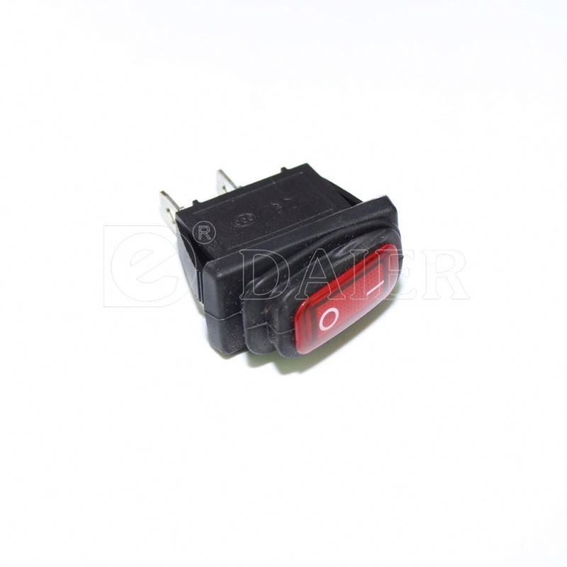 KCD3 ON OFF 2PIN SPST Waterproof Rocker Switch 10A 250V