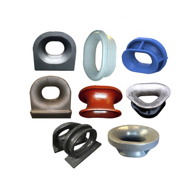 marine ship deck mounted closed mooring chock pipe AC BC US A B C EU type