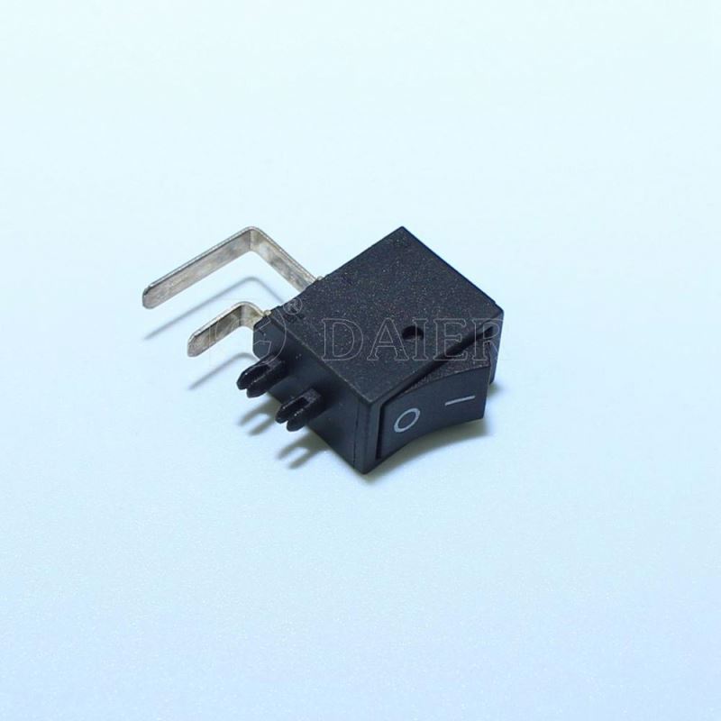 Right Angle PCB Terminal Small ON-OFF Rocker Switch