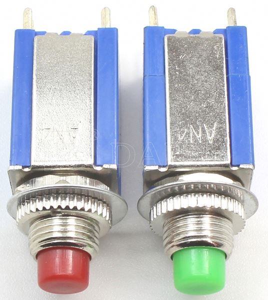 8MM SPDT Momentary 120 Volt Plastic Push Button Switch