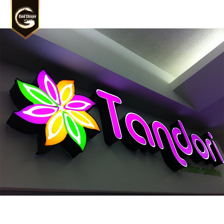 High quality outdoor wall mounted 3d led signage channel letter