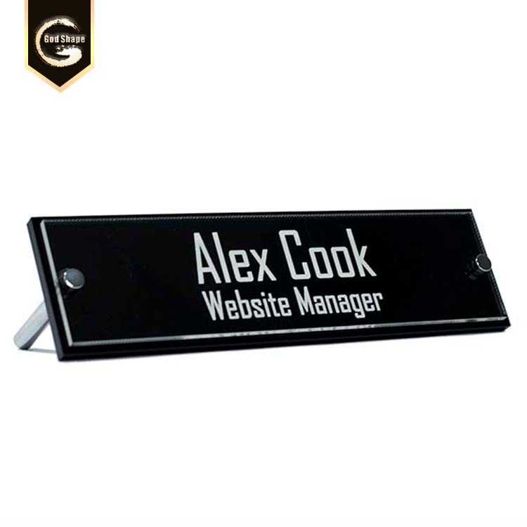 Personalised Modern House Aluminum Sign Door Number Street Address Glass Effect Acrylic Plaque