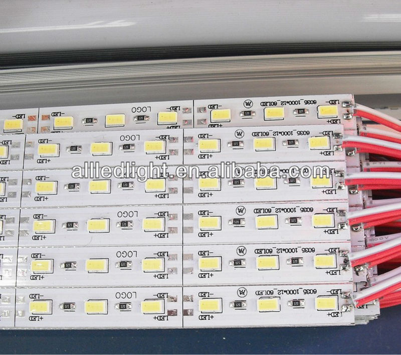 12V rigid led strip 5630 smd 72leds/m aluminum pcb led strip rigid