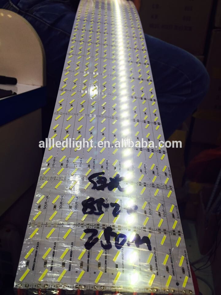 65LM/led SMD 8520 led bar Super bright 1m 12V 72SMD 8520 ( Double chips) Rigid LED bar Strip