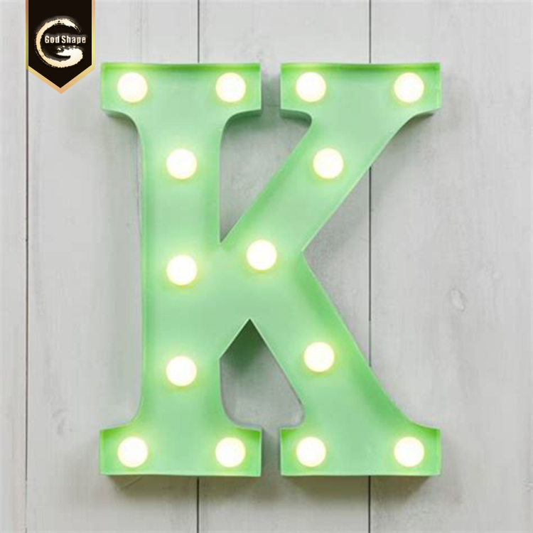 Super Bright Custom Made Factory Lighted LED Signs 3d Cut Acrylic Letters Sign With Light Bulb