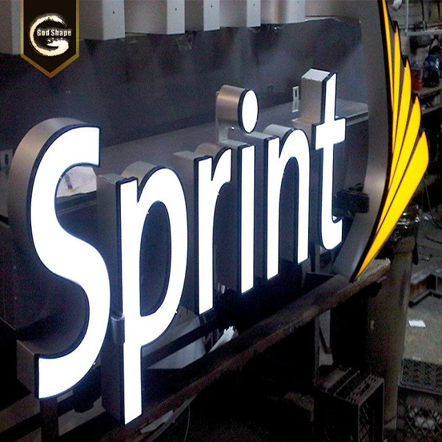 Front Lit LED Illuminated 3d Emboss Channel Letter