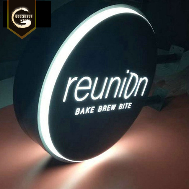 Double Sided Circular Outdoor Advertising Light Box