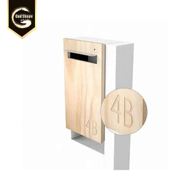 Metal Stainless Steel Outdoor Apartment Waterproof Number Letterbox Parcel Mailbox Lock