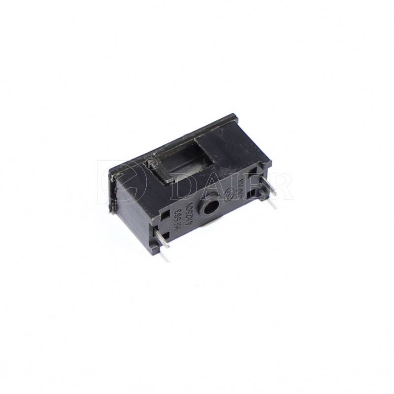 Black Plastic Cover 5x20mm Glass PCB Fuse Holder Bayonet