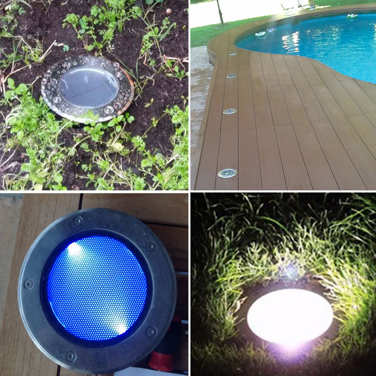 Ip67 Solar Underground Outdoor Led Garden Light 12V
