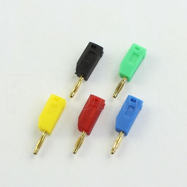 24A 30VDC Male Audio Connector Gold Plated 2MM Mini Banana Plug