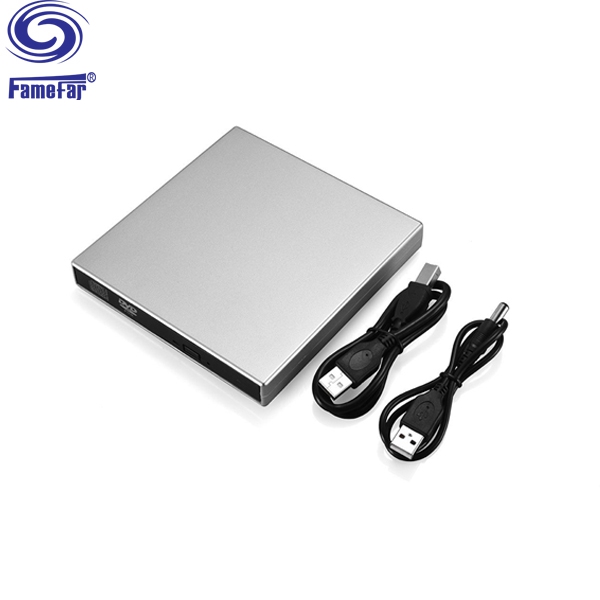 Factory Selling External USB cd/dvd case 9.5mm DVD RW CD Writer Slim Optical Drive