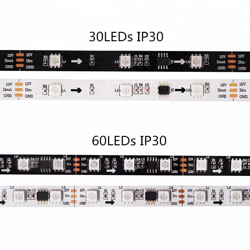 Factory wholesales  5050 smd rgb led strip ws2811