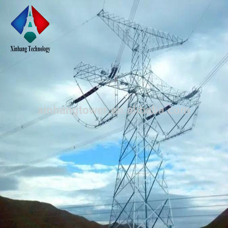 1000kv Electric Power Transmission Line Steel Lattice Tower