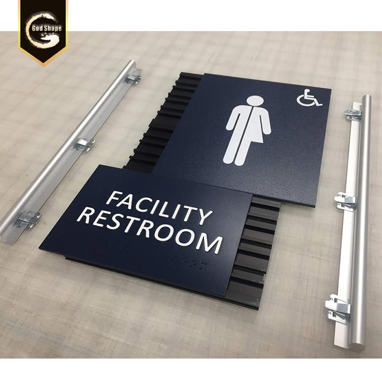 Godshape Manufacturer ADA wayfinding archetural signs building sign