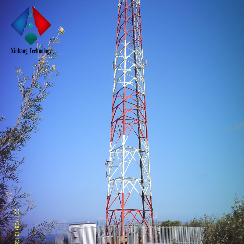 cell towers angular steel microwave communication tower
